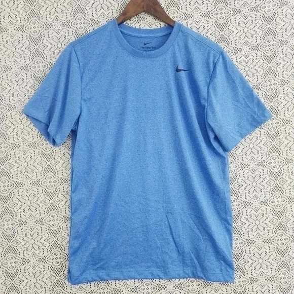 Excellent The Nike Tee Short sleeve Blue Men's M - Picture 1 of 6